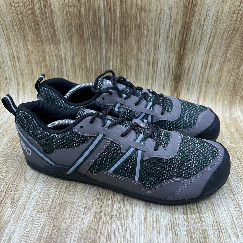 Xero Shoes Terraflex II Trail Running Shoes Mens 12 Gray Green F220615W